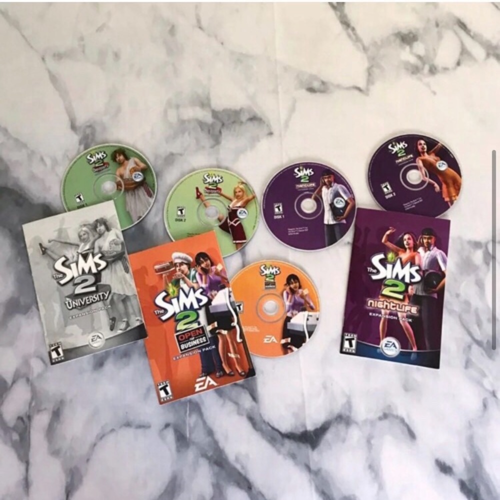 π3for$12π The Sims 2 Hot Date Nightlife Pack PC CD Game Discs - Picture 3 of 5